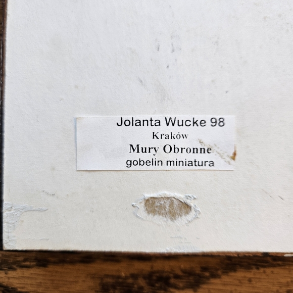 Mury Obronne Krakow gobelin miniatura needlestitch - Picture 10 of 11